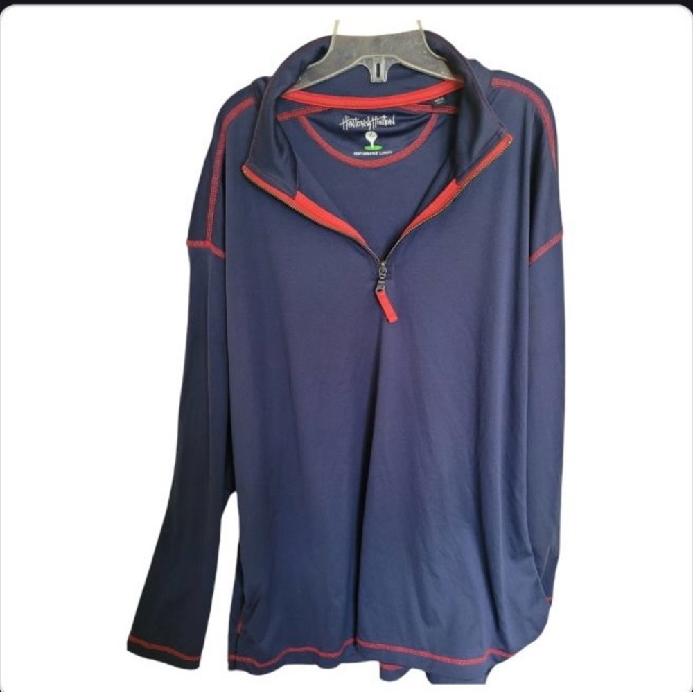 Pull over 1/4 zip long sleeve luxury golf top